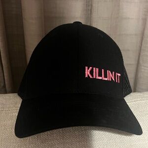 Killin it Black and Pink Ball Cap